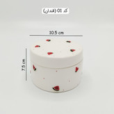 قندان هندوانه ، فنجان هندوانه ، فنجان طرح هندوانه ، قندان طرح هندوانه ، لته خوری هندوانه ، قندان سرامیکی هندوانه