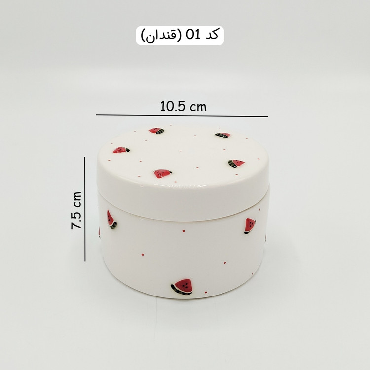 قندان هندوانه ، فنجان هندوانه ، فنجان طرح هندوانه ، قندان طرح هندوانه ، لته خوری هندوانه ، قندان سرامیکی هندوانه