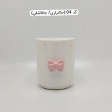 ظروف سرامیکی طرح پاپیون صورتی ، بانکه پاسماوری سرامیکی پاپیون ، بانکه ادویه سرامیکی پاپیون ، بانکه سرامیکی کوکی ، نمکدان