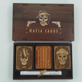 بازی فکری مافیا (Mafia Cards) با جعبه چوبی