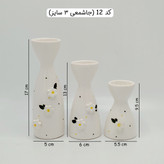ظروف سرامیکی طرح بابونه ، پاسماوری بابونه ، جاادویه بابونه ، کوکی و کندی بابونه