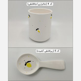بانکه سرامیکی پاسماوری لیمو ، بانکه ادویه لیمویی ، کوکی و کندی لیمویی ، آویز طرح لیمو ، دستمال لیمویی ، نمکدان لیمو