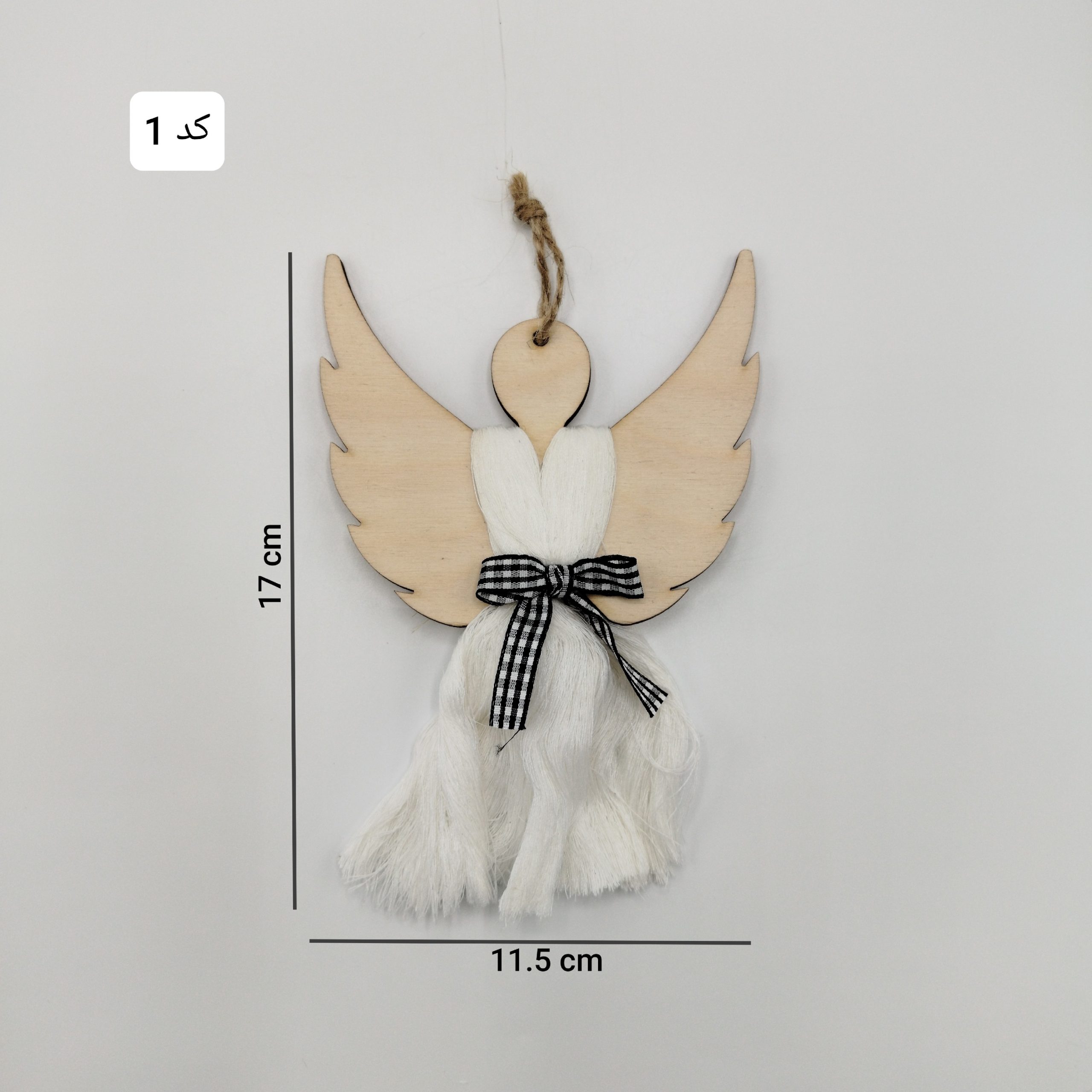 آویز تزیینی مدل فرشته بال دار