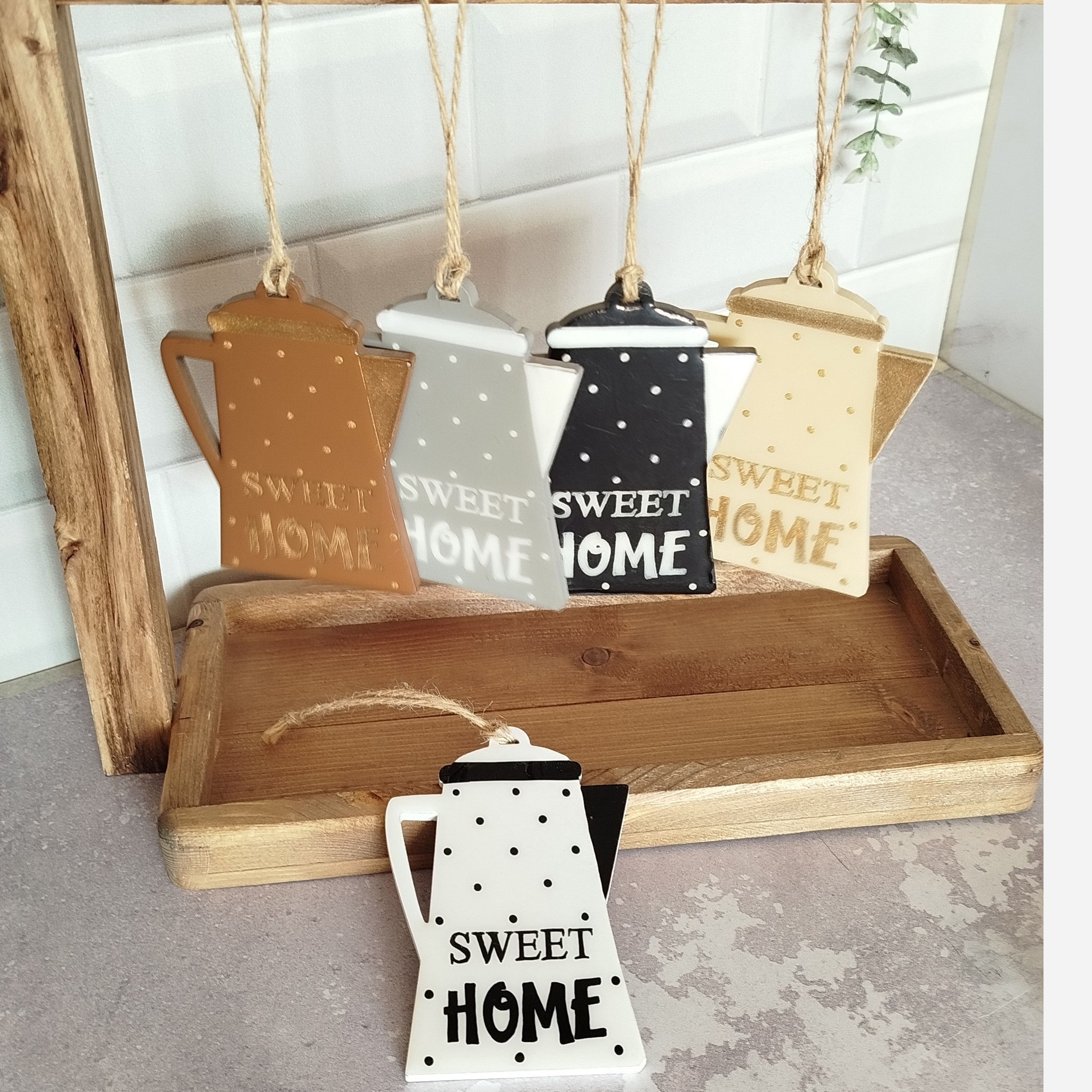 آویز تزیینی رزین طرح موکاپات