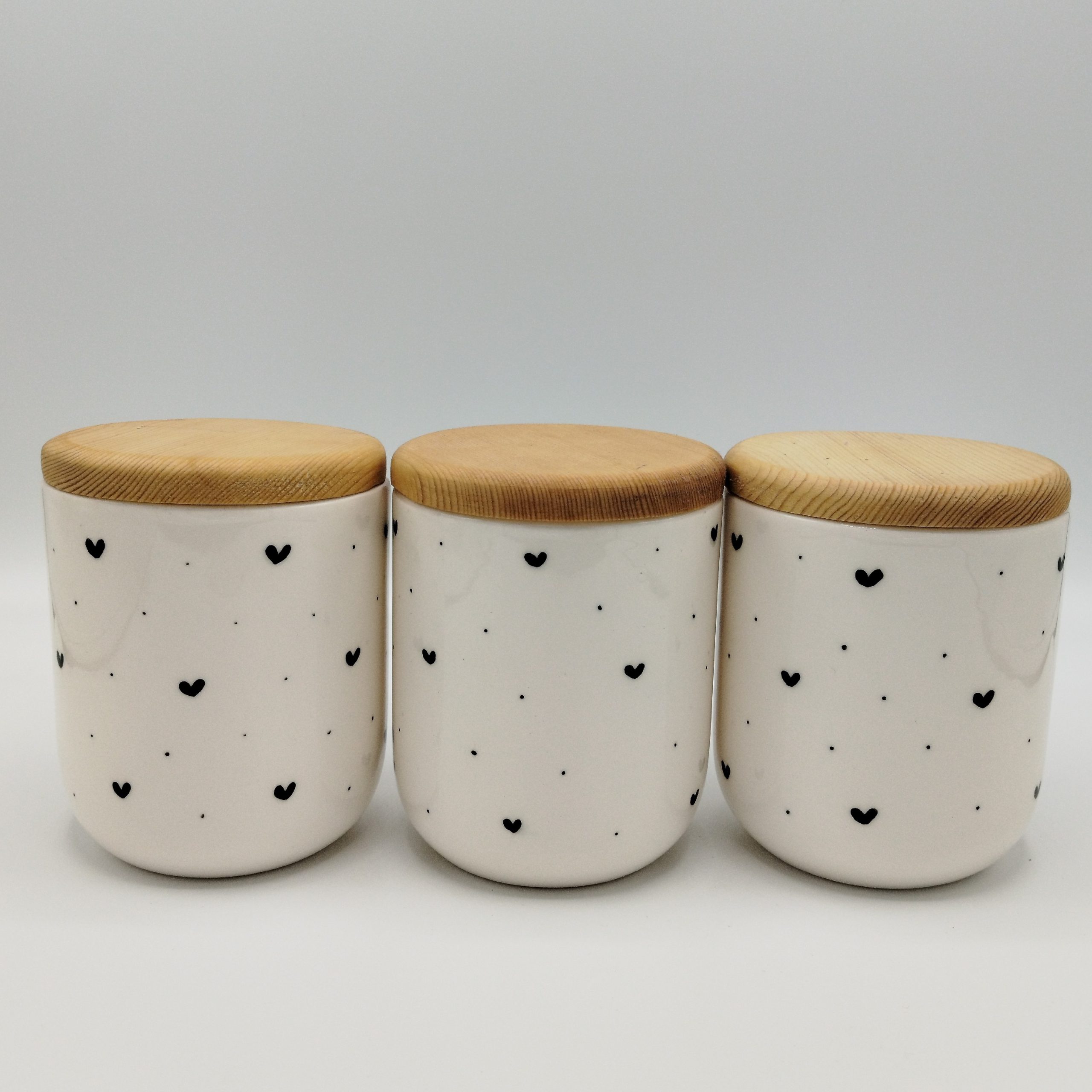 بانکه پاسماوری سرامیکی طرح قلب ریز (قیمت تکی)